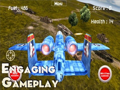 A-10 Thunderbolt - Tank Killer. Combat Gunship Flight Simulator