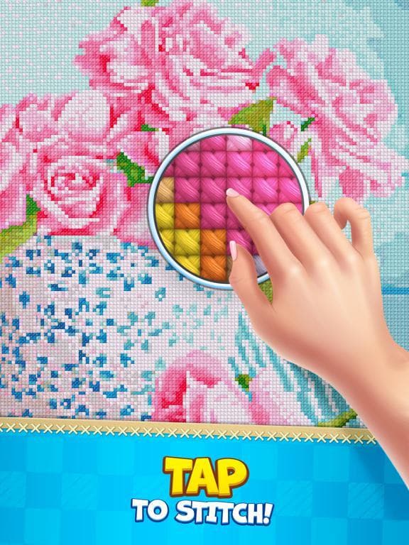 CROSS-STITCH: COLORING BOOK screenshot 3
