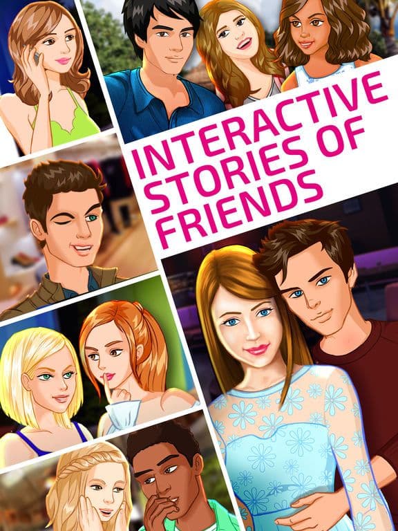 Interactive Stories of Friends