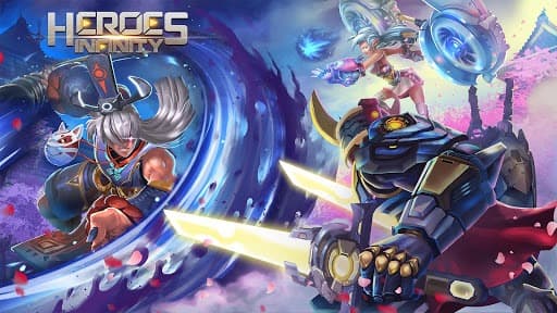 Heroes Infinity: God Warriors -Action RPG Strategy screenshot 2