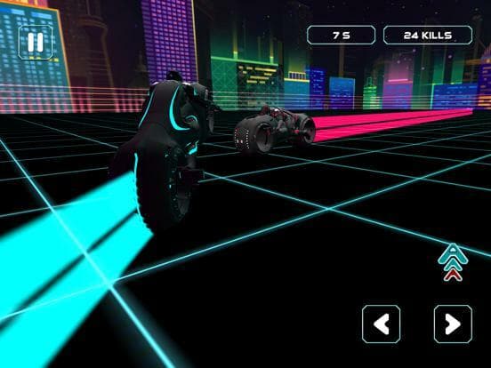 Neon Race - Light Bike Race screenshot 4