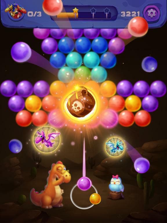 Dinosaurs Bubble Shooter screenshot 6