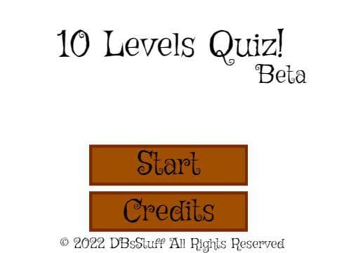 10 Levels Quiz!