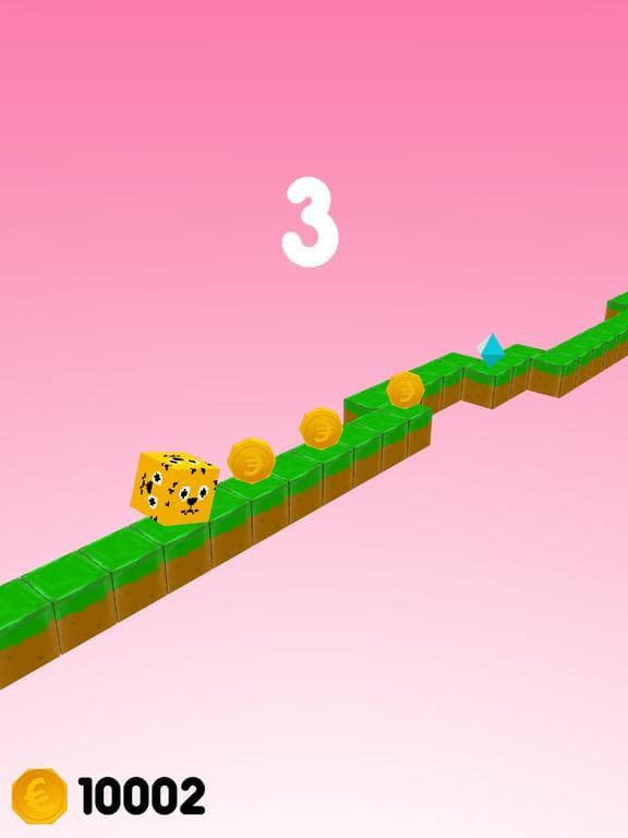 Animals Path - tap and flips cube to change lane screenshot 3