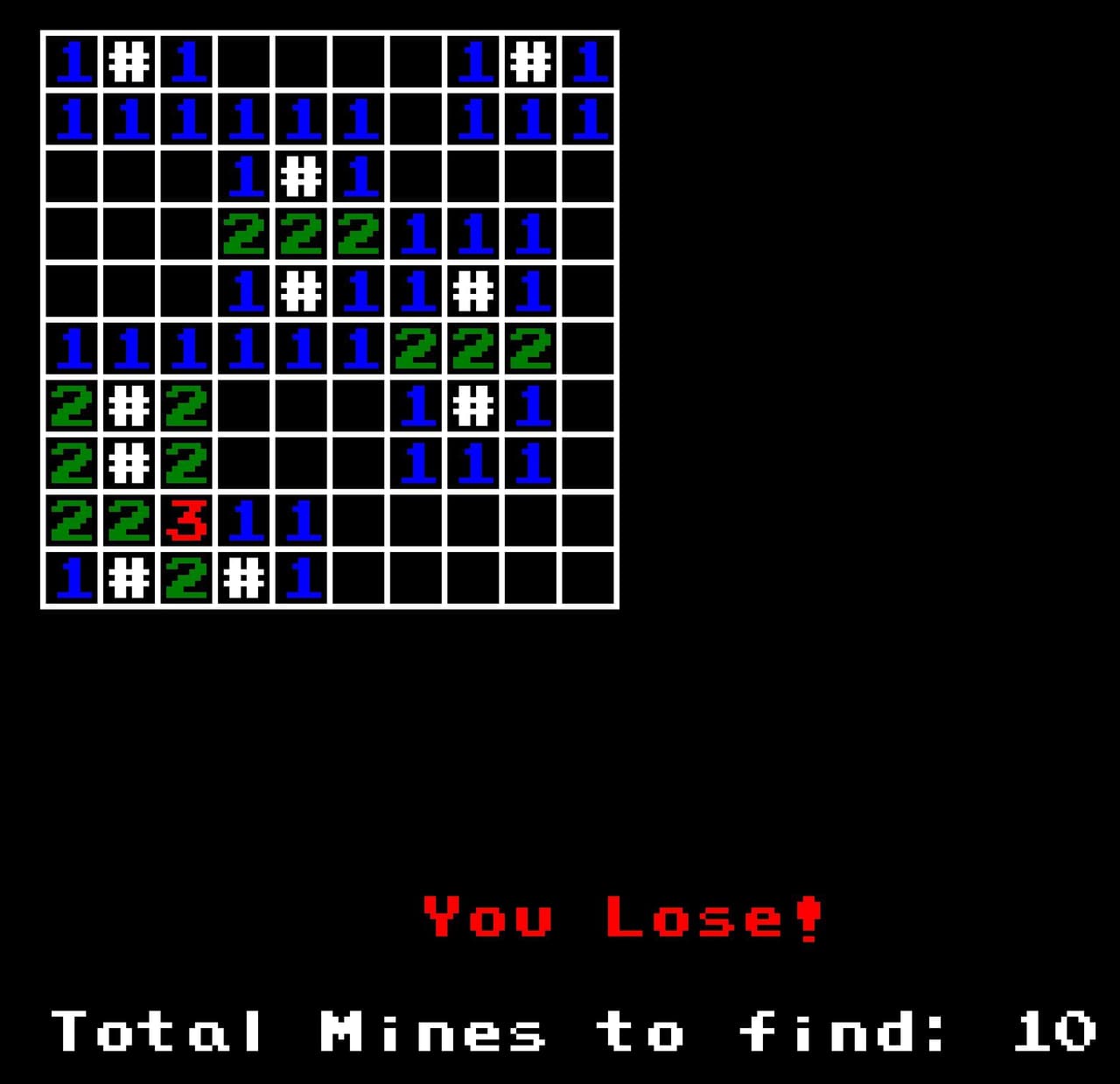 Mine Sweeper (slartibartfastBB)