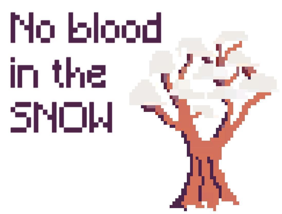No blood in the snow