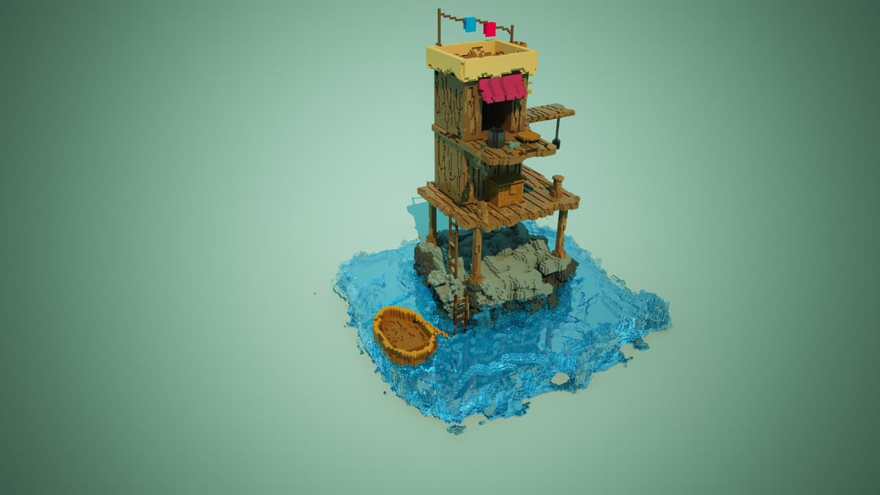 voxel 3D fisher tower screenshot 6