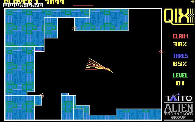 Qix: The Computer Virus Game screenshot 2