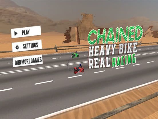 Real Chained Heavy Bike Racing screenshot 2