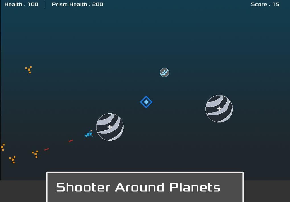 Shooter Around Planets
