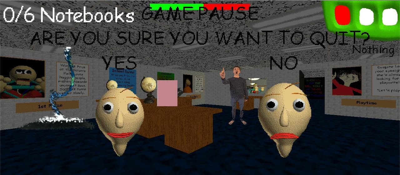 Baldi and Gotta sweep and yeah enjoy +! screenshot 2