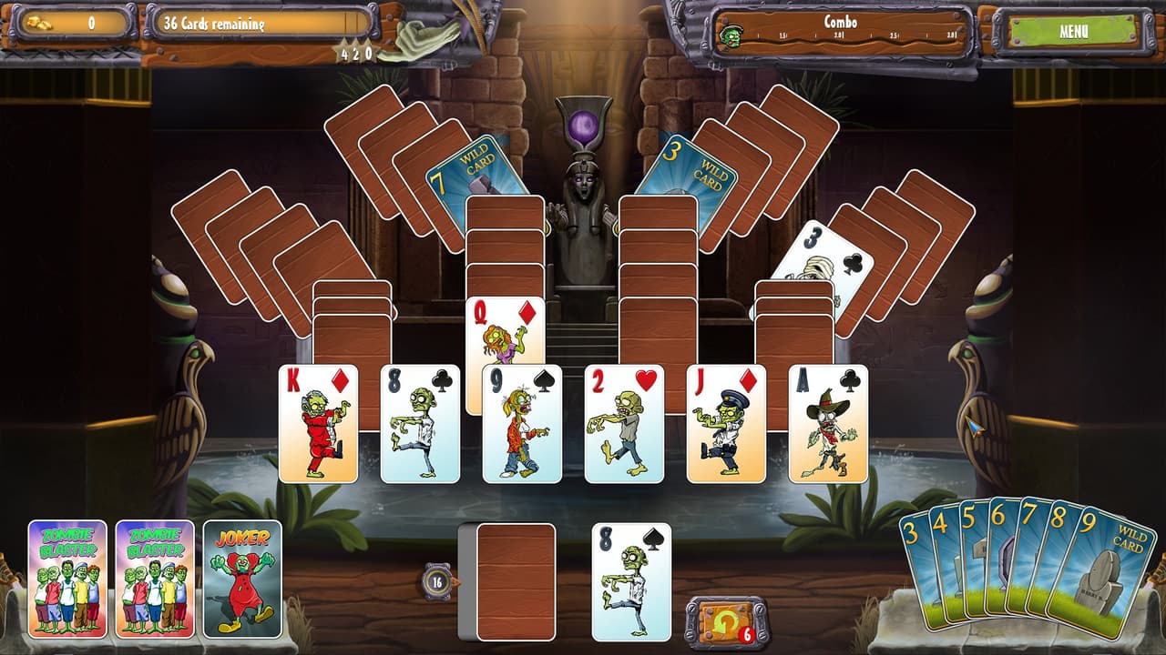 Zombie Solitaire 2 Chapter 3 screenshot 6