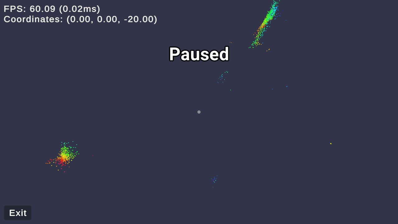 Boid Simulation screenshot 3