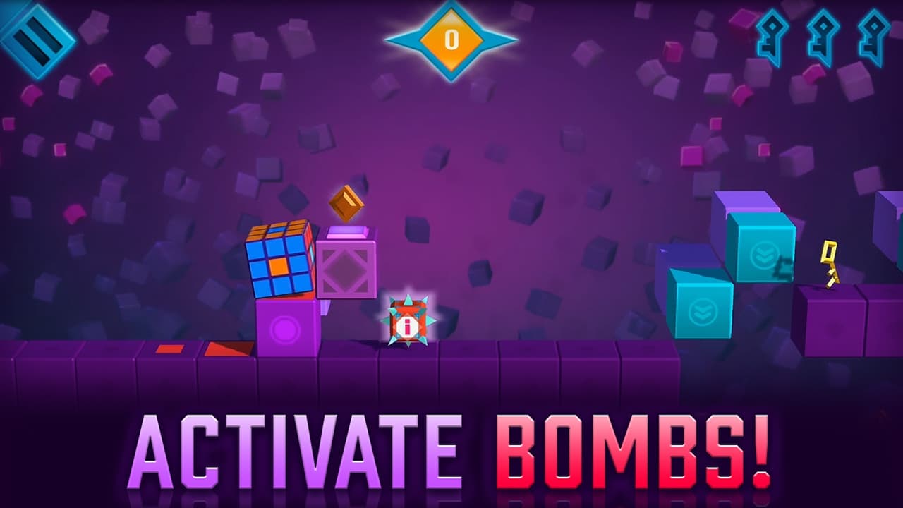 Build Way 3D Arcade retro cube runner puzzle game screenshot 5