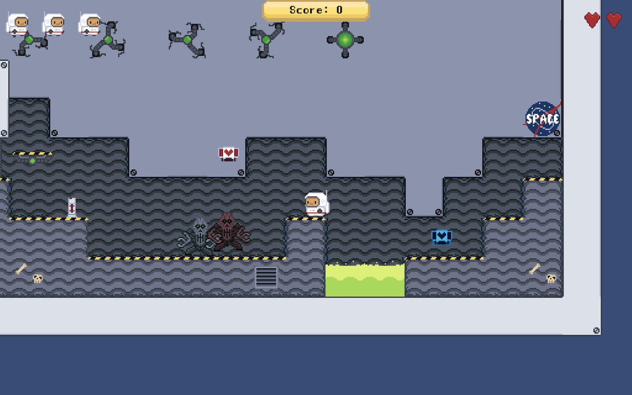 2D Platformer (caterpilllar) screenshot 3