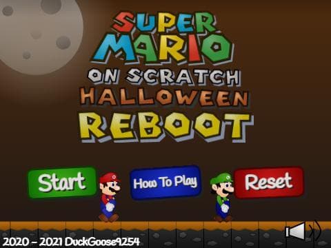 Super Mario on Scratch Halloween Reboot - HTML Port screenshot 2