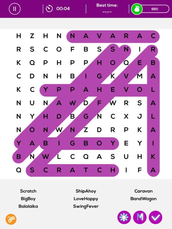 Search Movie Name Puzzles - Mega Word Search screenshot 4