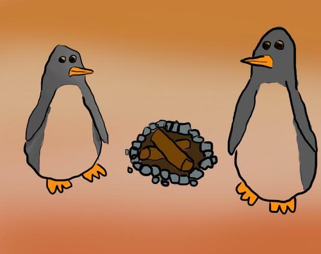 The Fire Party Penguins Mustnt Go Out