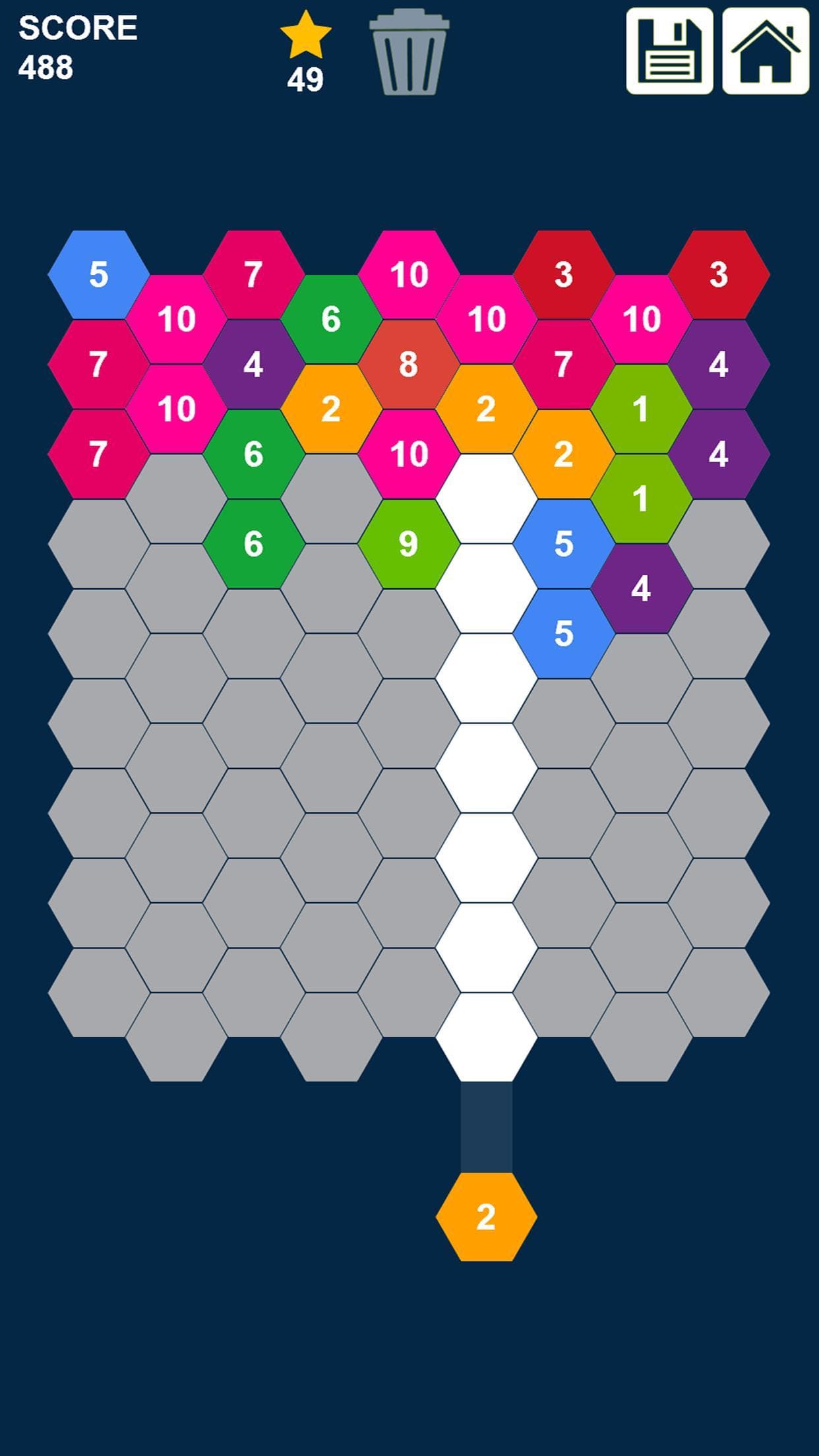 Hexa Puzzle: Shoot n Merge Numbers screenshot 6