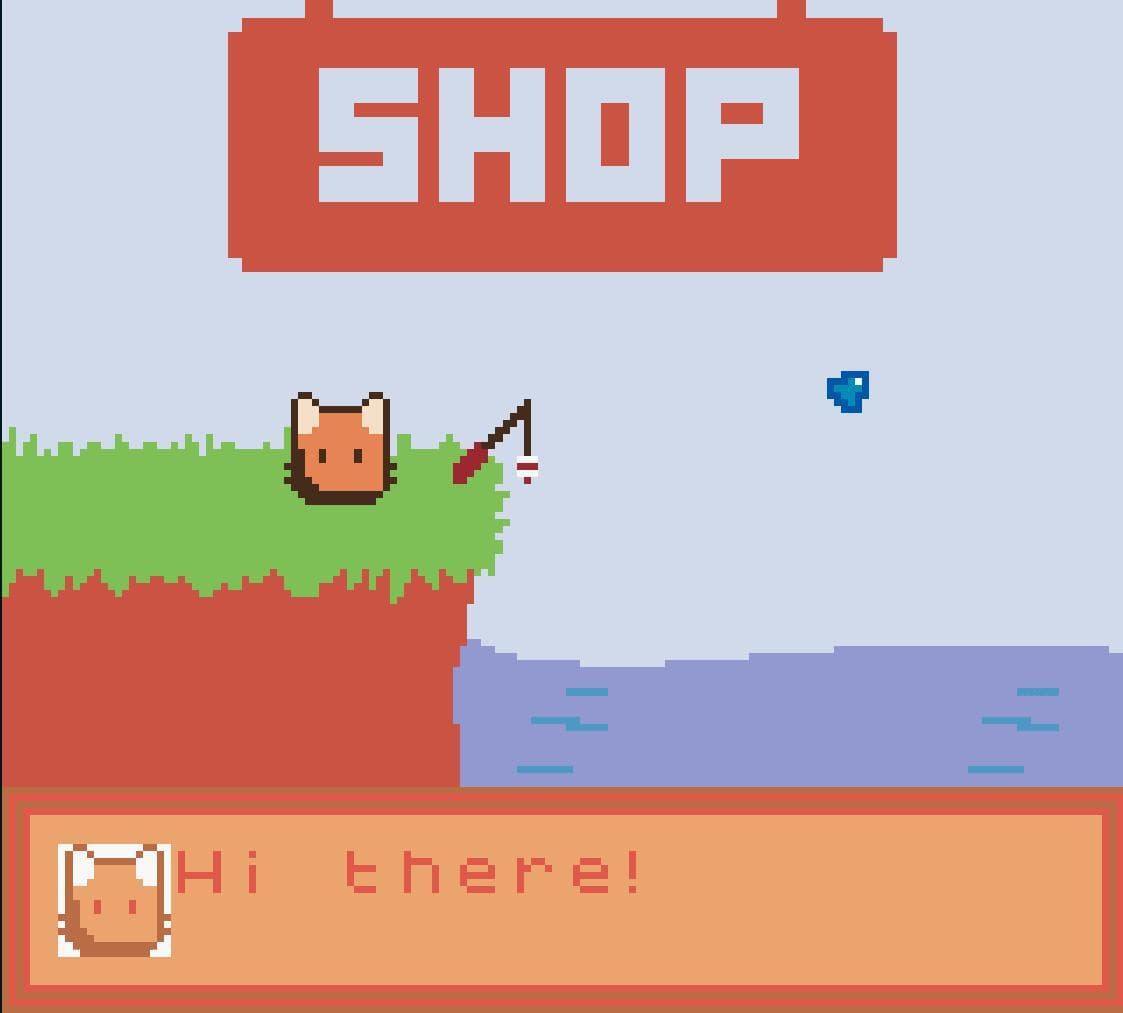 CatGoesFishing -Gameboy version screenshot 2