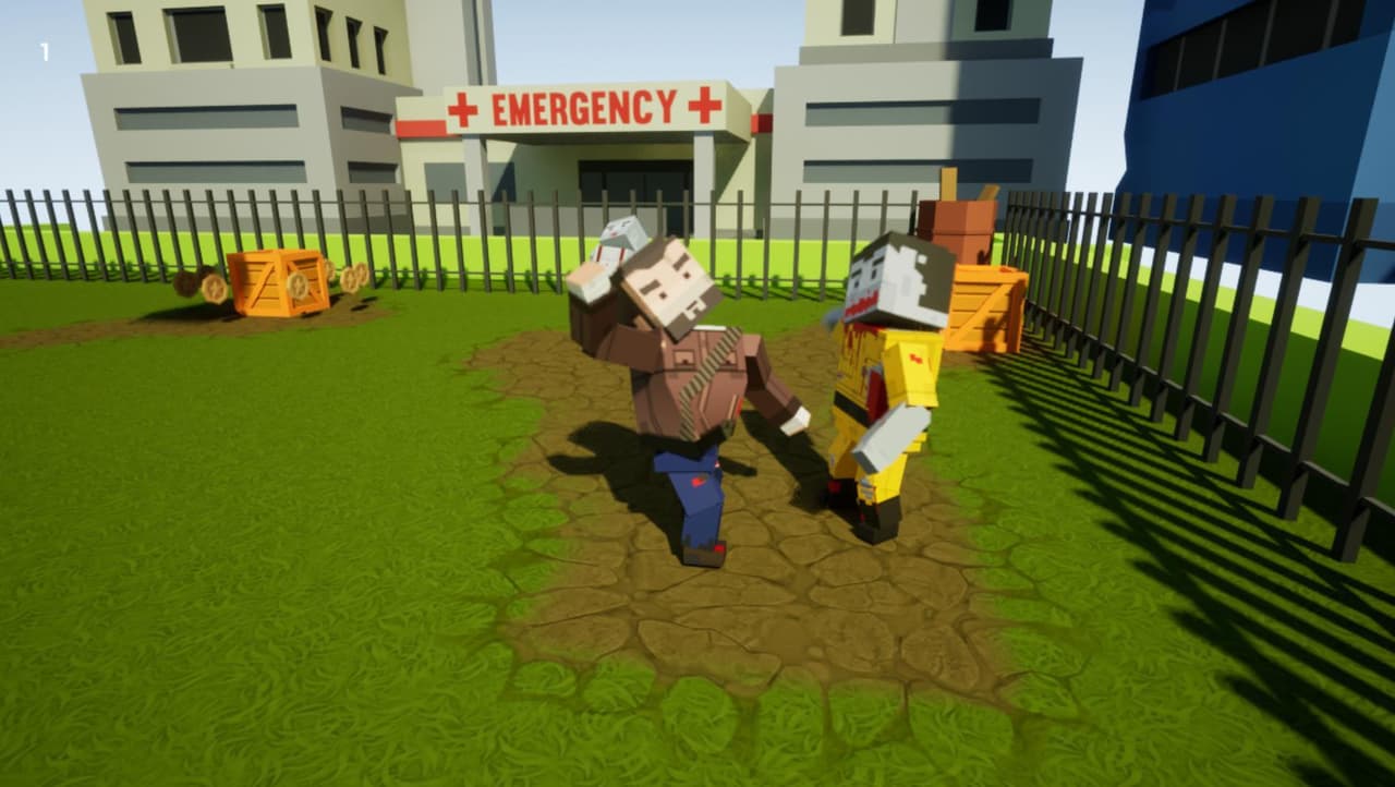 Zombie 3D platformer demo screenshot 4