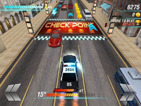 Police Car Driving Simulator . Racing the Robbers