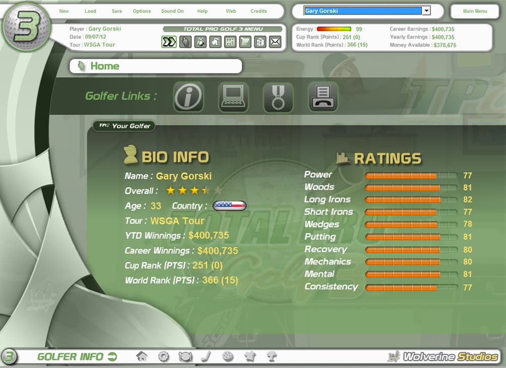Total Pro Golf 3 screenshot 4