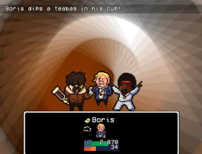 Boris Johnson reverse fight screenshot 2