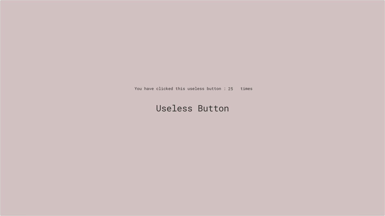 Useless Button screenshot 3