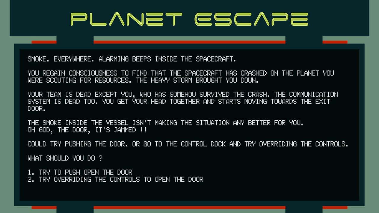 Planet Escape (SnooRegrets)