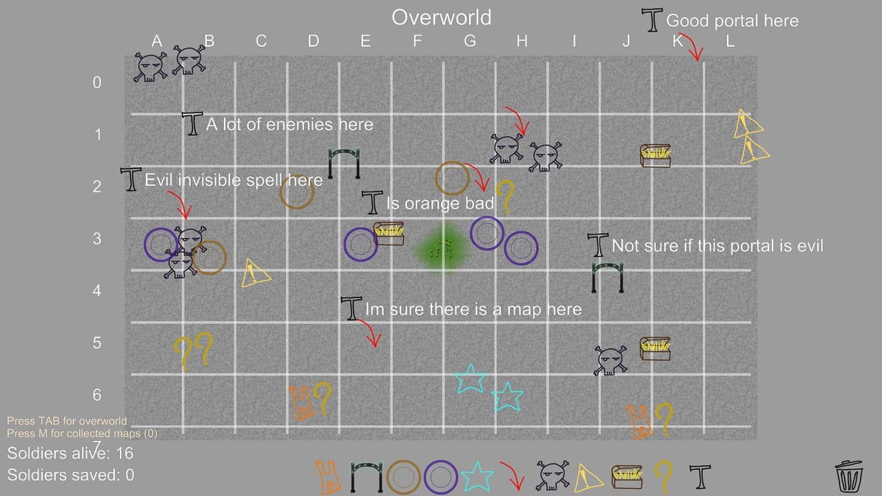Liars Map