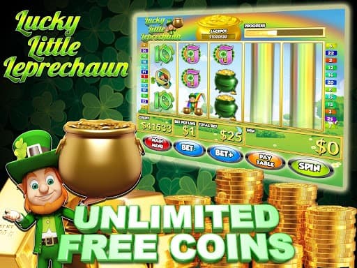 Lucky Little Leprechaun Vegas Slots Machine screenshot 2