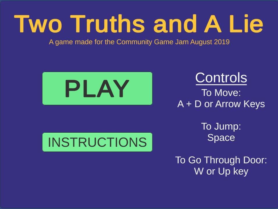Two Truths and a Lie