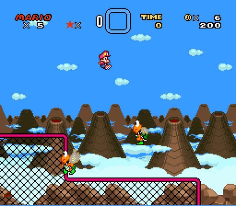 Mario e os Mundos Paralelos (SMW Hack DEMO) screenshot 3
