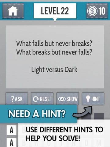 The Riddle Game - A Challenging Word Puzzle Game for Your Brain screenshot 5
