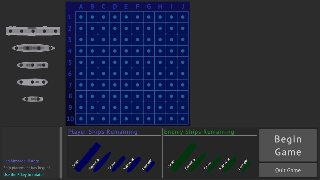 Battleship (itch) (Nic Cant Code) screenshot 3