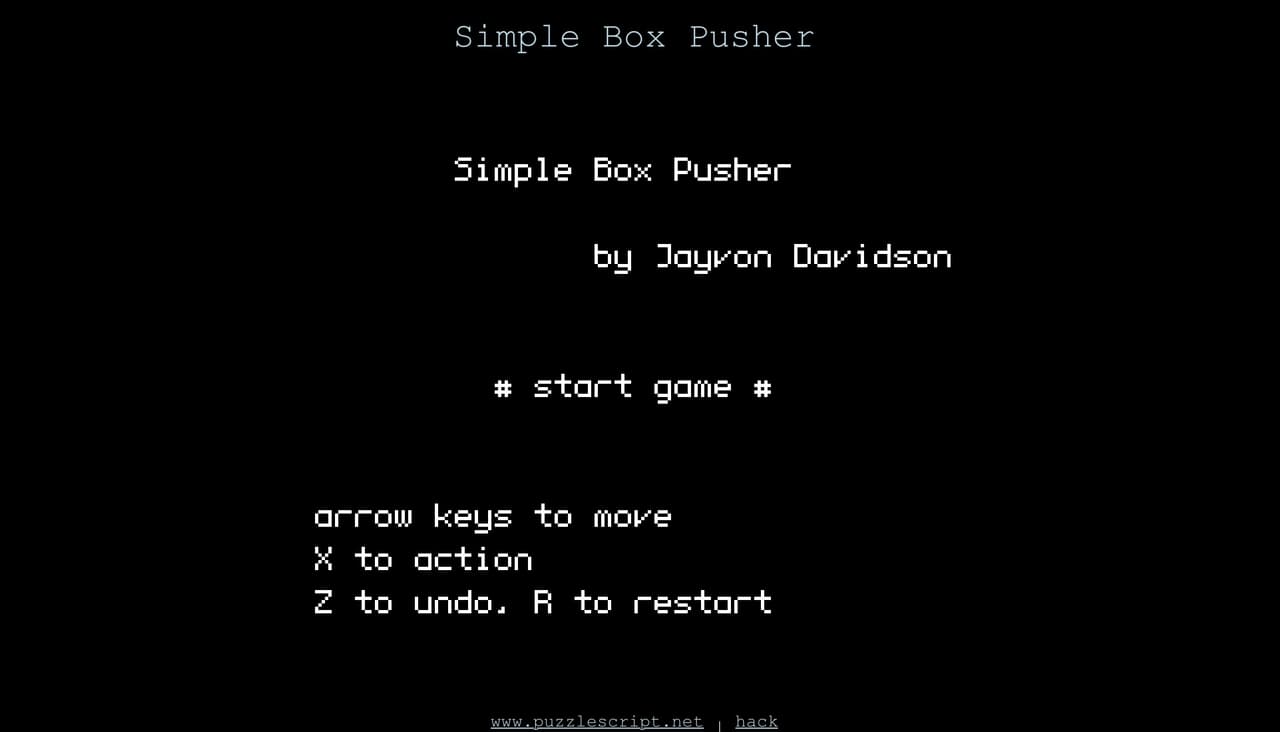 Simple Box Pusher - 10 levels