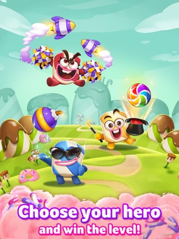 Lollipop Sweet Heroes Match3 screenshot 3