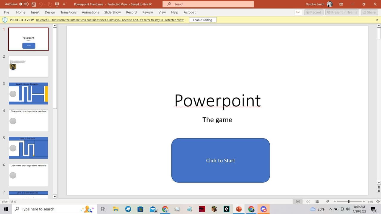PowerPoint The Game
