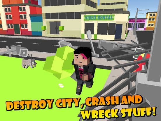 Cube Goat Simulator 3D screenshot 3