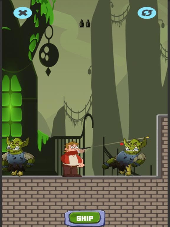 Mr shooter: castle Orc bullet screenshot 2