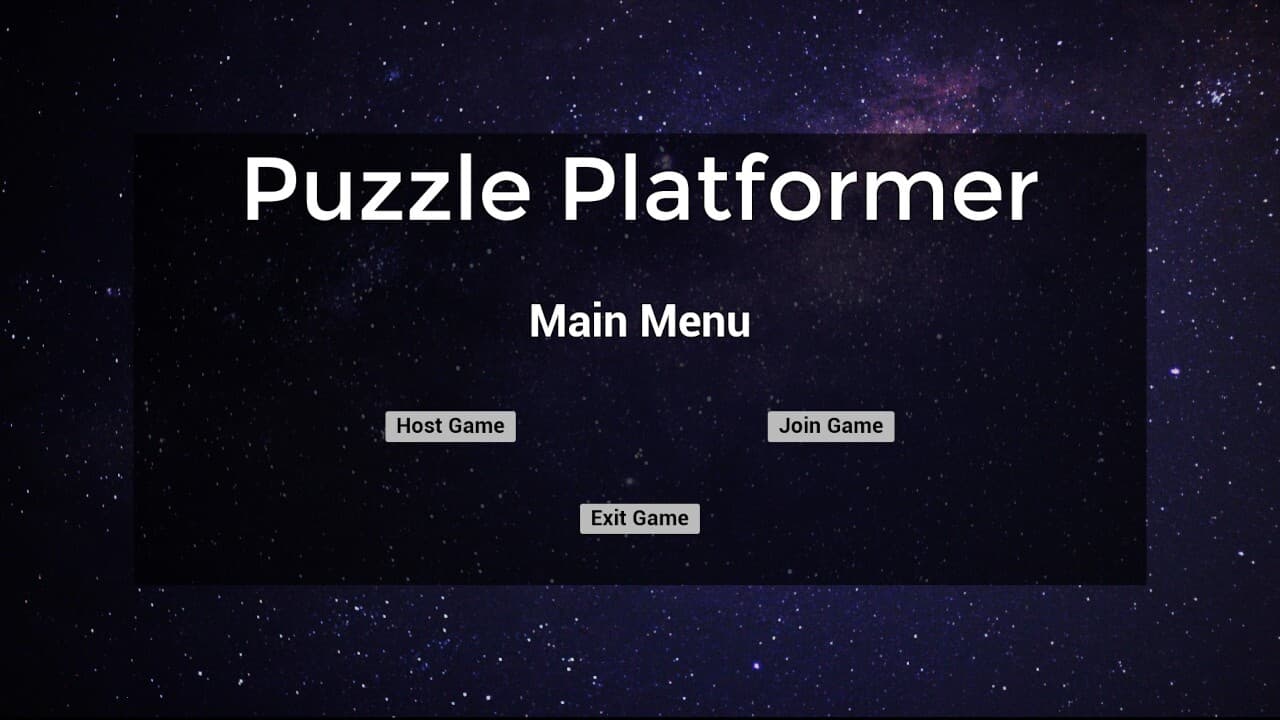 Puzzle Platformer UE5