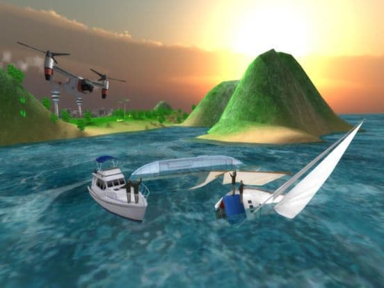 Airplane Helicopter Osprey Rescue screenshot 5