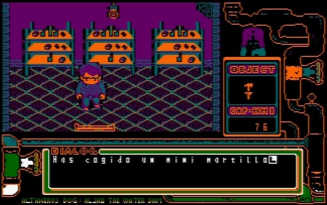 Aljau the water dam Amstrad CPC screenshot 2
