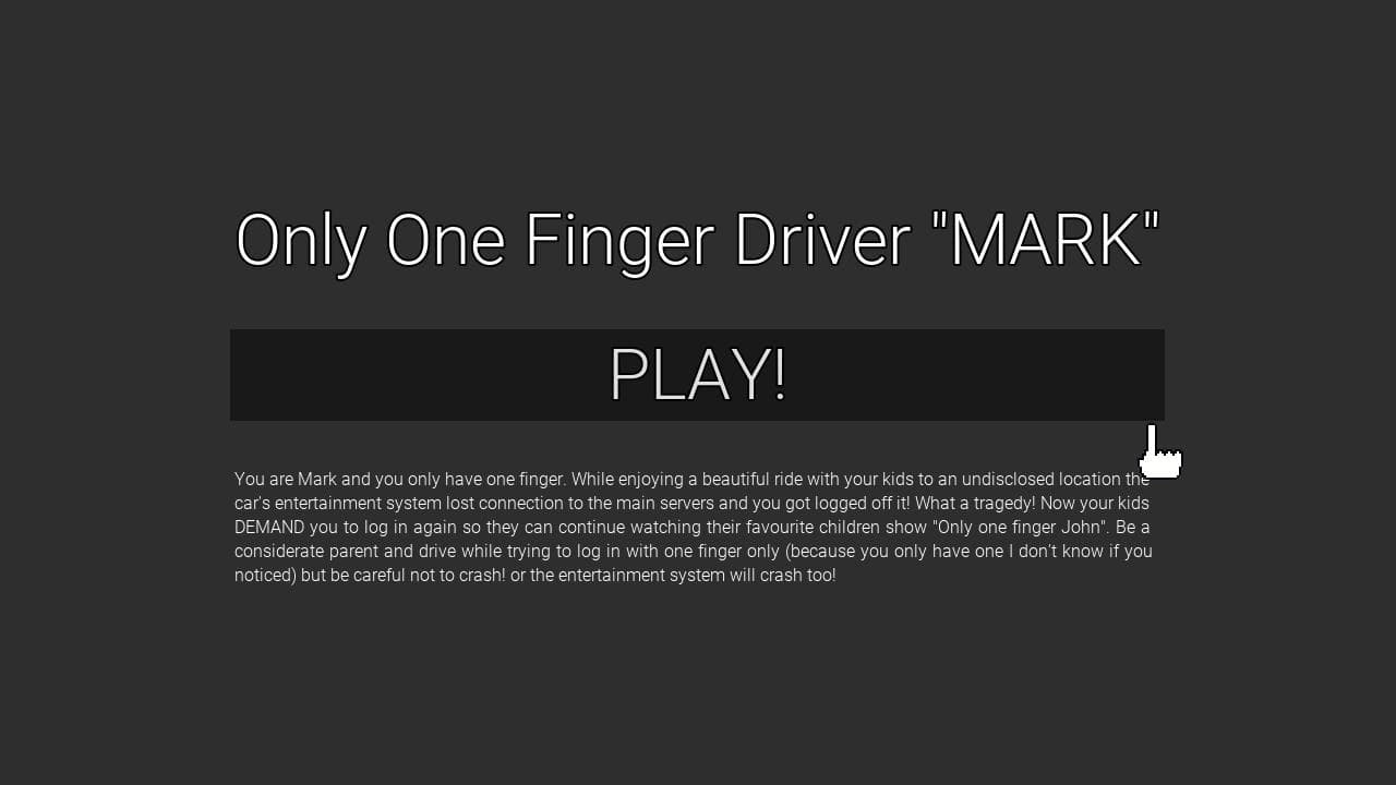 Only One Finger Driver "MARK" screenshot 2
