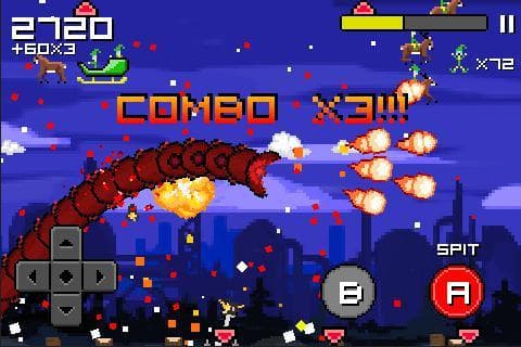 Super Mega Worm Vs. Santa 2
