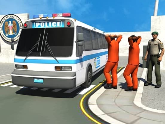 Prisoner Arrest Police Bus Driver Transporter 3d screenshot 3
