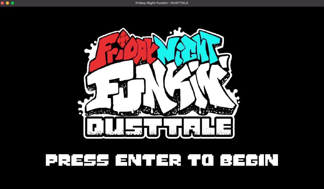 FNF VS DUSTTALE For mac screenshot 2