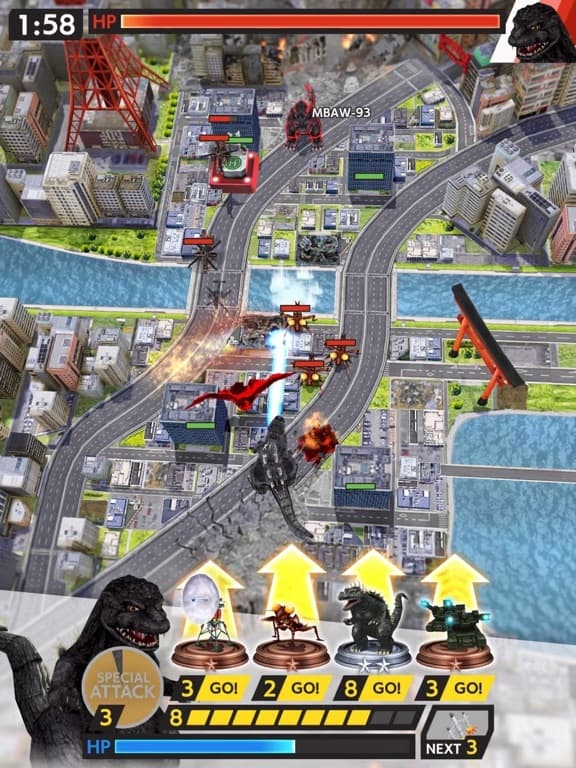 GODZILLA BATTLE LINE