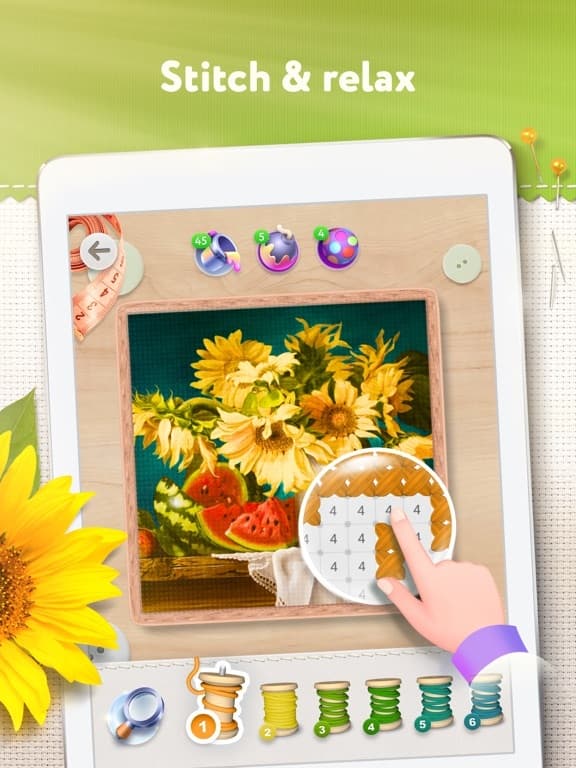 Magic Cross Stitch: Pixel Art screenshot 2